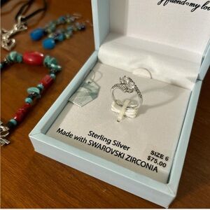 Swarovski Sterling Silver Ring with CZ (bundle)